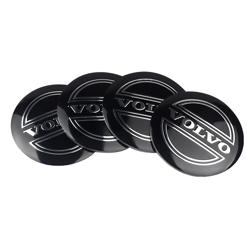 4 PCS 56/60mm Car Wheel Center Cap Hub Sticker Badge Accessories for Volvo V40 V50 S40 S80 XC60 S60 XC40 C40 V90 XC60 S90 S60L