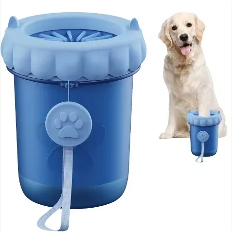 

High-quality Soft Silicone Portable Pet Claw Wash Cup 2-in-1 Design For Beauty And Washing