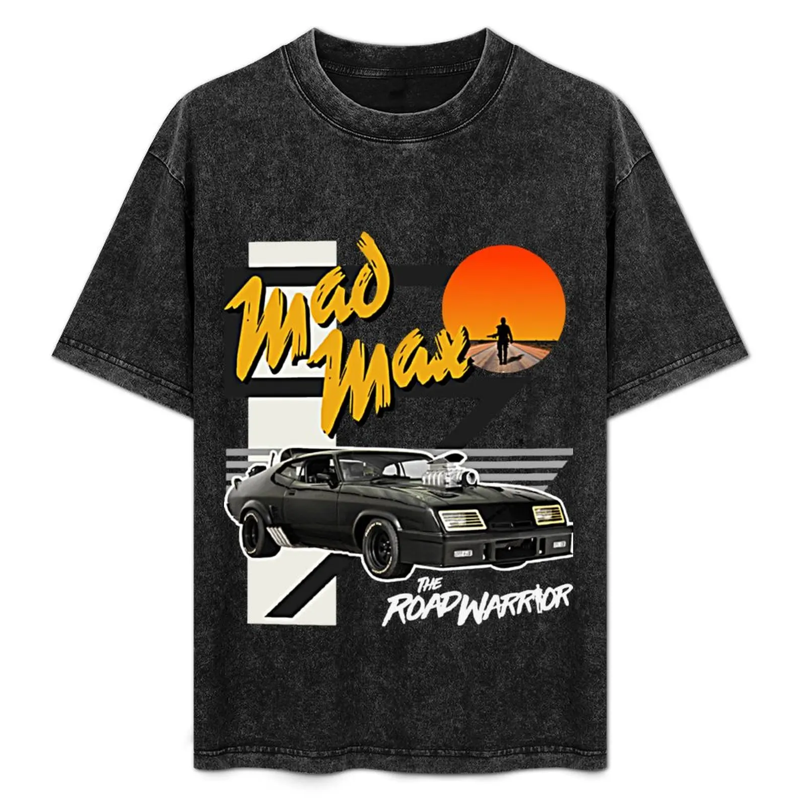 Mad Max The Road Warrior V8 Interceptor T-Shirt Casual Fashion Short Sleeve Cotton T-Shirt