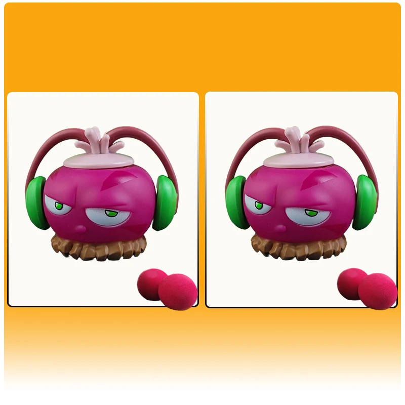 "نباتات جديدة ضد الزومبي" - هذه لعبة مطاطية ناعمة تتميز بشخصيات نباتية، ومشهد سحري، وهدية عيد ميلاد من البنجر الحلو.