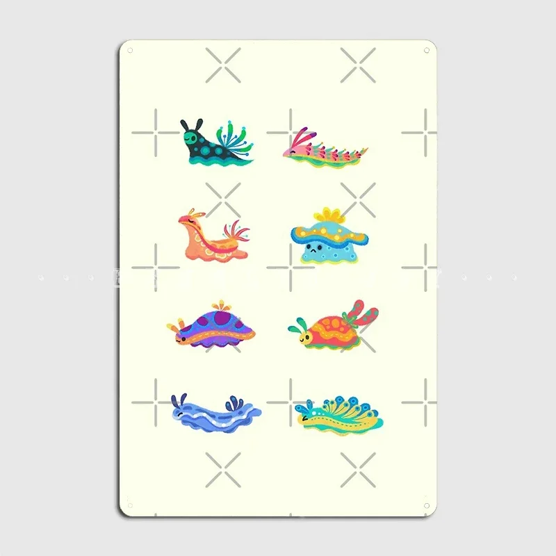 Sea Slug Metal Plaque Poster Cinema Kitchen Club Bar Designing Poster Tin Sign Posters