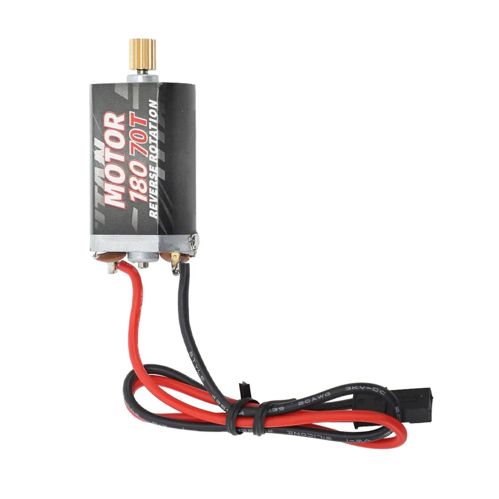 

7.2V 180 RC Brushed Motor Low Noise Iron Copper Brushed Motor Lightweight Compact Crawler Motor for Traxxas TRX4M RC Crawler