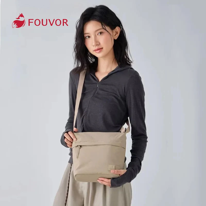

Маленькая сумка через плечо Fouvor, прочный регулируемый ремень, повседневные женские сумки через плечо, новая повседневная элегантная водонепроницаемая холщовая сумка 3071-05