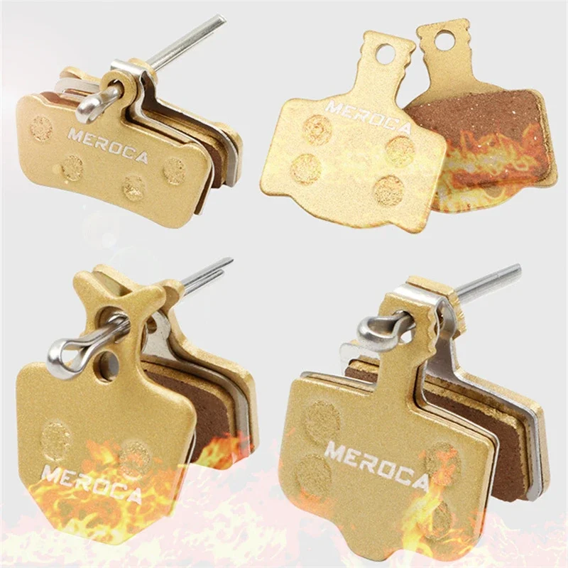 MEROCA 1 Pair Bicycle Metallic Disc Brake Pads Iamok For MTB Mountain Bike Shimano XTR M355 XT BB7 BB5 Copper Based Metal