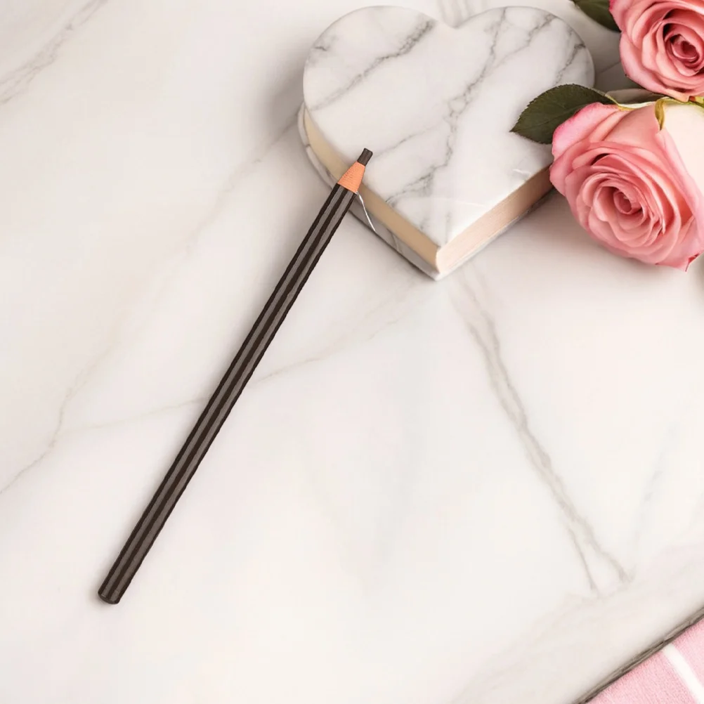 

2Pcs Long Lasting Waterproof Eyebrow Pencil Sweatproof Peeloff Design Precision Brow Pen Natural 3D Effect Eyeliner Brush