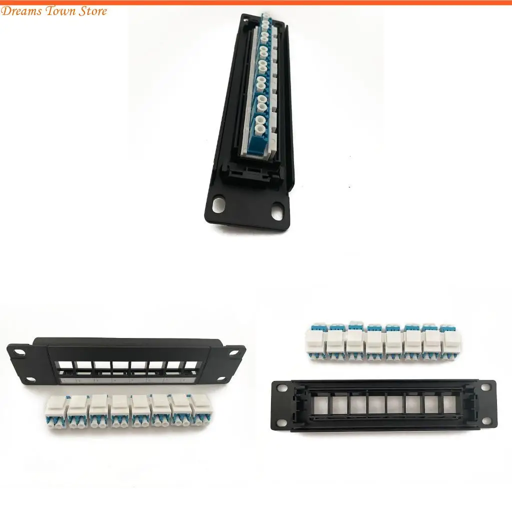 

HX6A Wallmount or Rackmount 1U Ethernet Patch Panel Down Block for LC Cabling