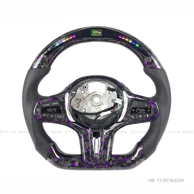

LED M Sport Carbon Fiber Steering Wheel for BMW G05 G06 G07 G08 G18 G01 G02 G20 G21 G22 G24 G30 G38 G80 F40 F44