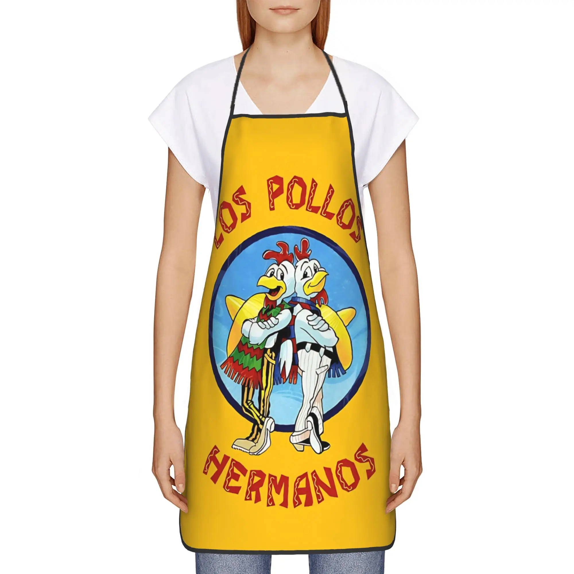 Breaking Bad Los Pollos Hermanos Apron  Adult Restraunt Kitchen Accessories Cleaning Cute Aprons without Pocket