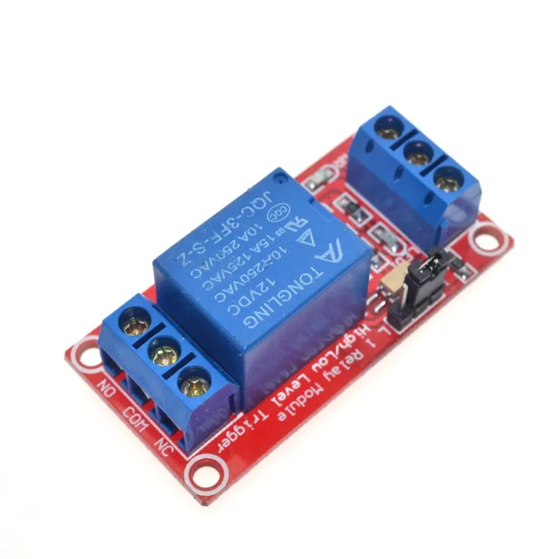 1 Channel 12V Relay Module Board Shield with Optocoupler Support High and Low Level Trigger for Arduino