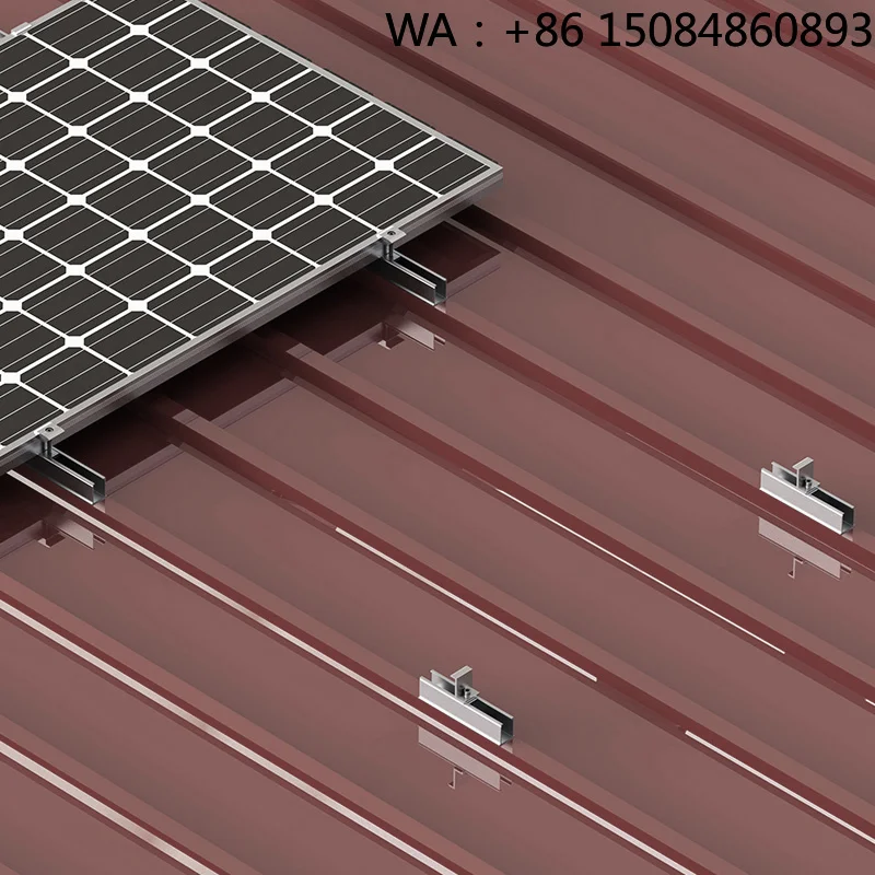 Factory Direct Aluminum PV Mount Rail, Rooftop Solar Accessories, High-Precision Solar Energy Hardware Parts for Batch Solar Pan