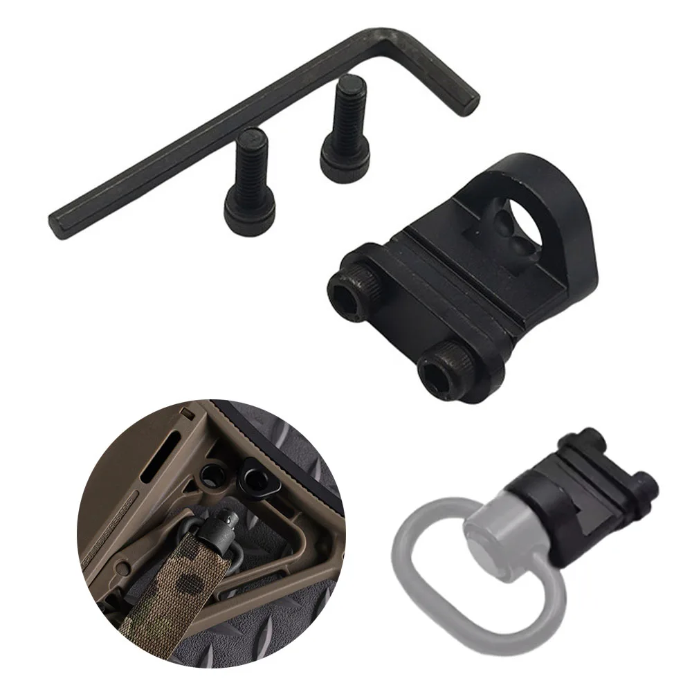 

Buttstock Sling Mount QD Quick Detach Aluminum Alloy Compatible with CTR Stock Military-Grade Quick Release System Secure