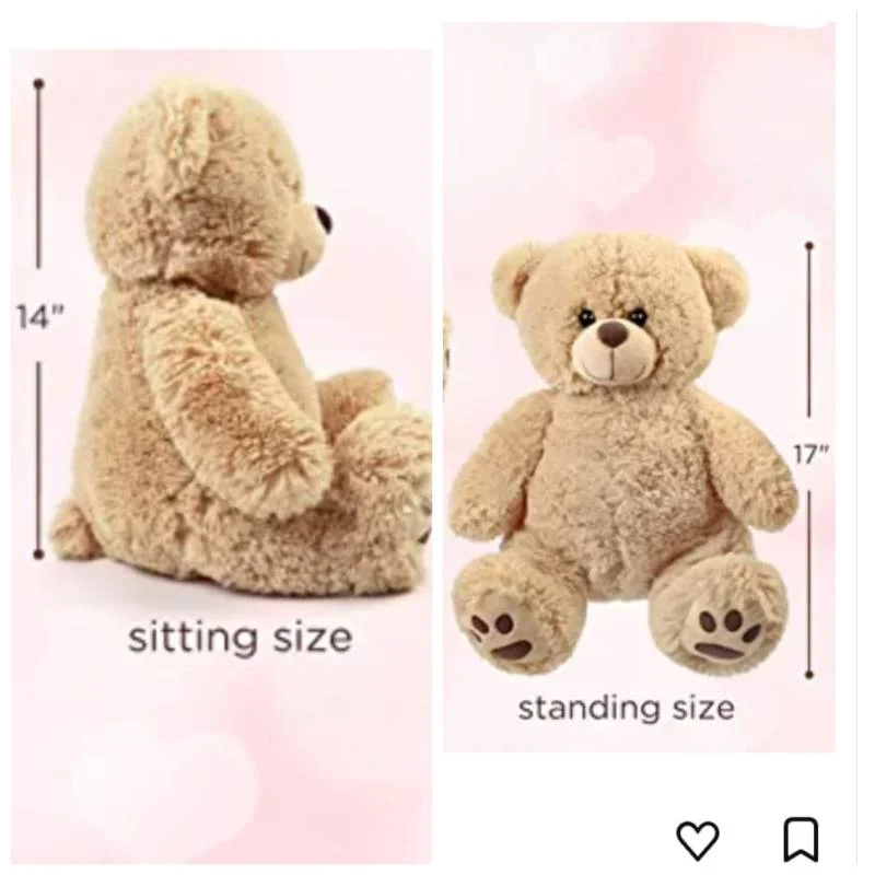 Enlace especial para vestido personalizado de oso de peluche para quinceañeras, cuentas de cristales de encaje rosa, oso de perlas no incluido personalizado