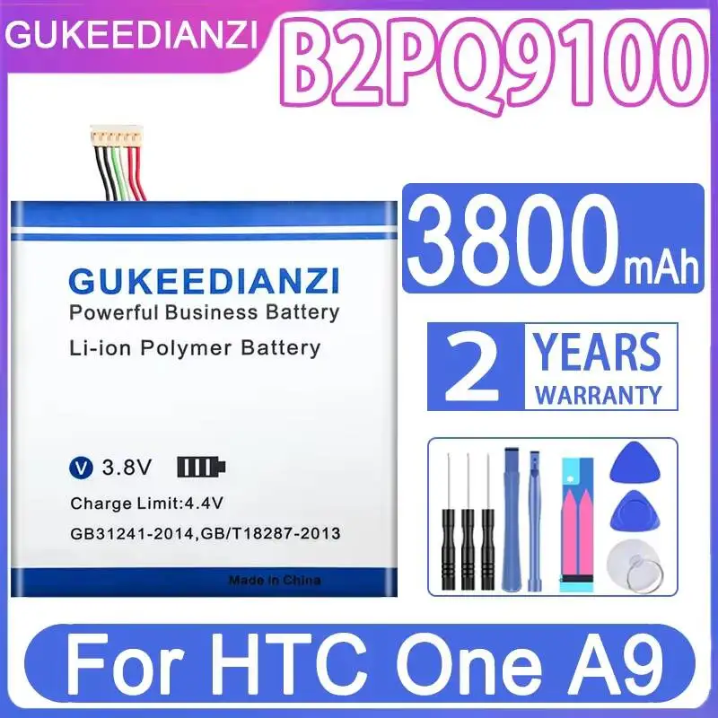 

Аккумулятор для HTC One A9, быстрая зарядка, 3800 мАч, B2PQ9100, безопасный, для мобильного телефона