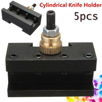 Achieve Optimal Efficiency with Our Mini Lathe Quick Change Post Facing Milling Turning Tool Holder Set 5 Tool Holders Included