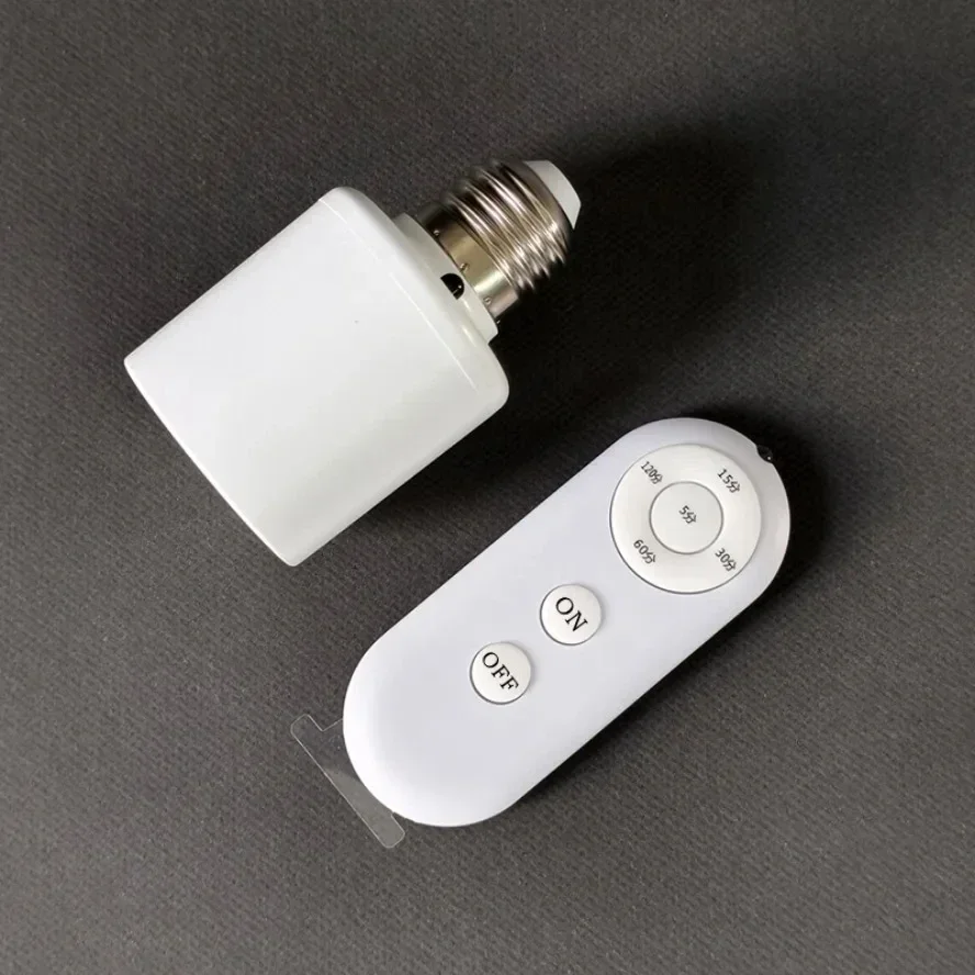 AC110-240V Base de Lâmpada E27 Inteligente com Controle Remoto/Conversor de Soquete de Lâmpada com Sensor de Radar 5.8G para LED/Economia de Energia/Lâmpada Incandescente