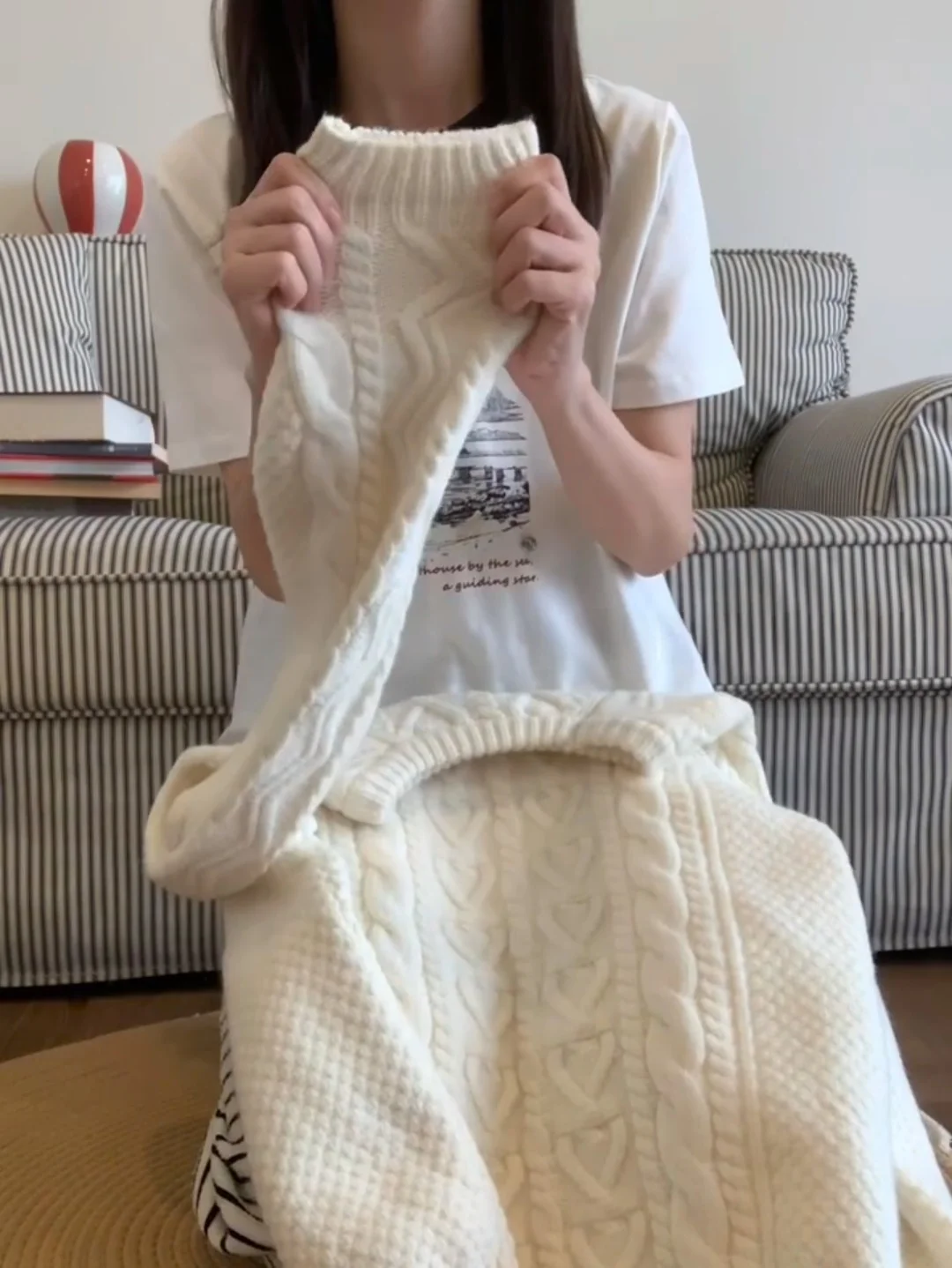 Suéter Hoado de Cuello Redondo de Color Puro Estilo Coreano, Suéter de Punto ueso y Suave para Otoño e Invierno, para Fig...