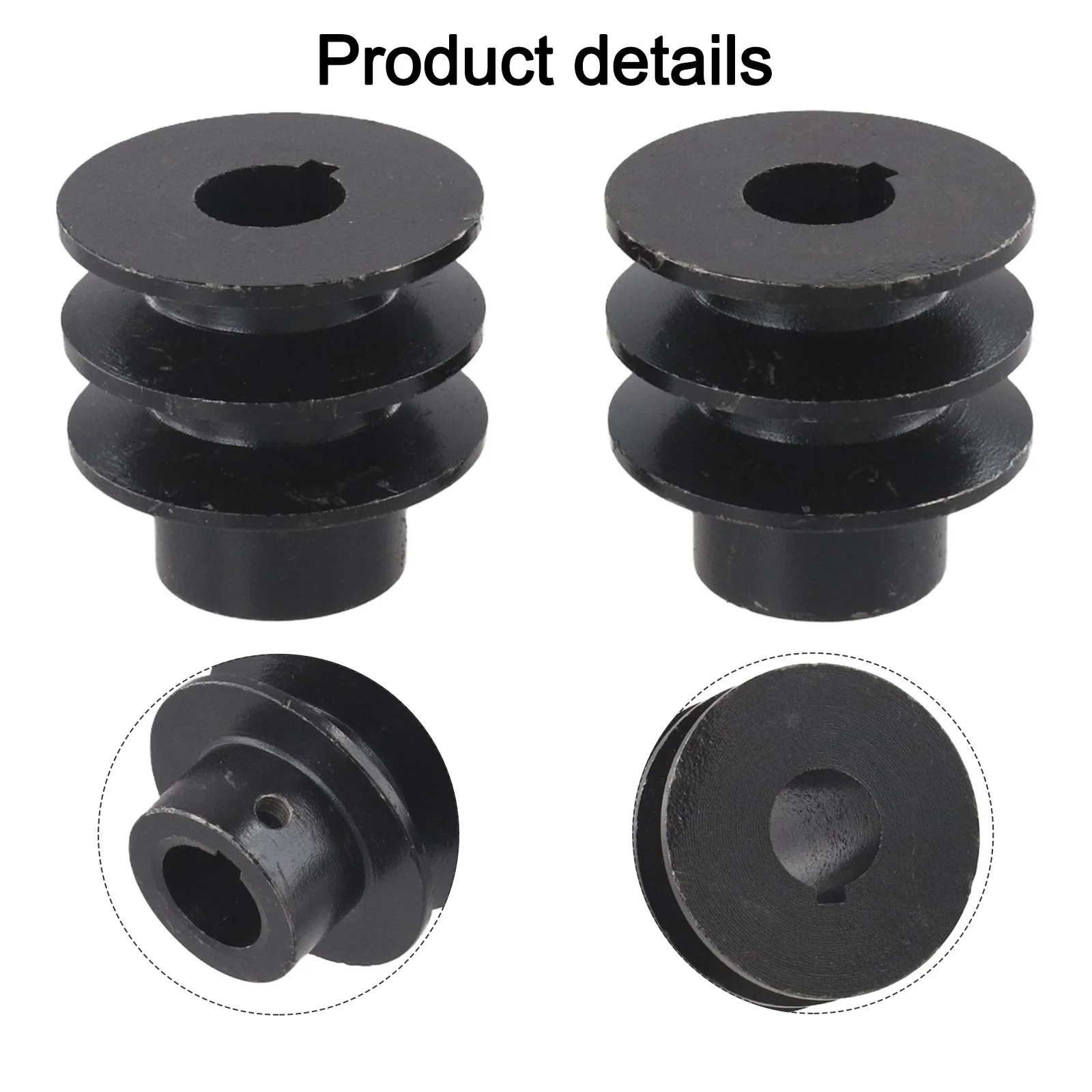 Engine Maintenance A-type V-belt Pulley Double Groove Pulley For Engines Engine Performance Pulley Dual Roller Design