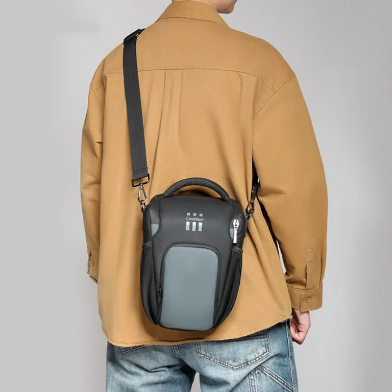 camera sling bag Waterproof Photography Crossbody Camera Bag DSLR/SLR/Mirrorless Camera shoulder bag Triangle camera waist pack