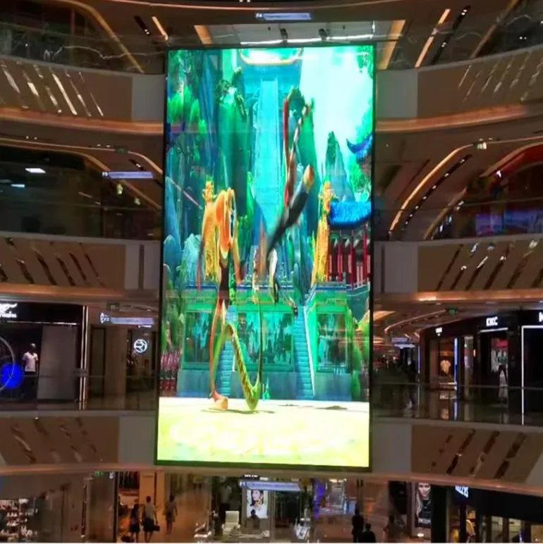 Shop Window Transparent Led Display Screen Transparent Glass Pantalla Led Video Wall for Indoor Advertising view 3