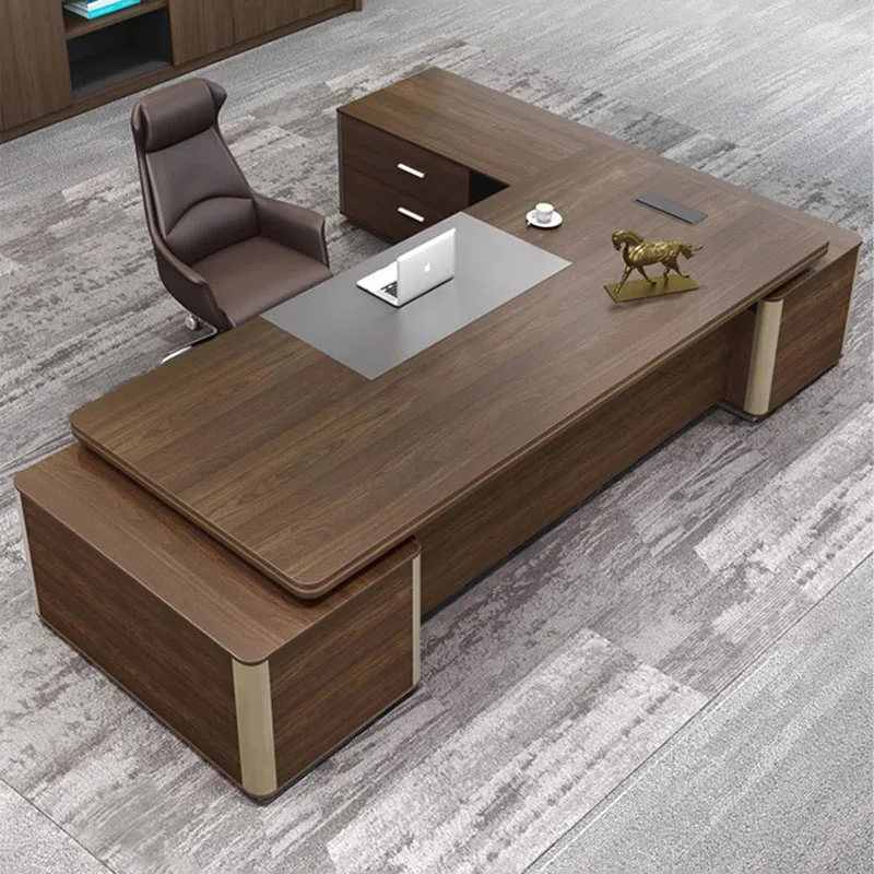 

Minimalist Desk Bedroom Organizer Room Desks to Study Professional Office Furniture Writing Table Workshop Corner Tisch Computer