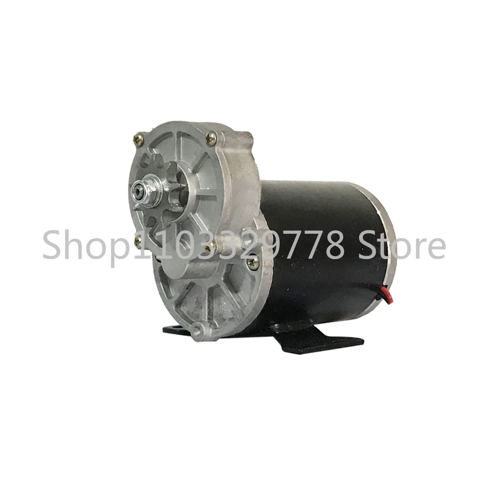 Motor de CC de 12V, 24V, 500W, 200RPM, 9 dientes/14 dientes, alto par, multiusos