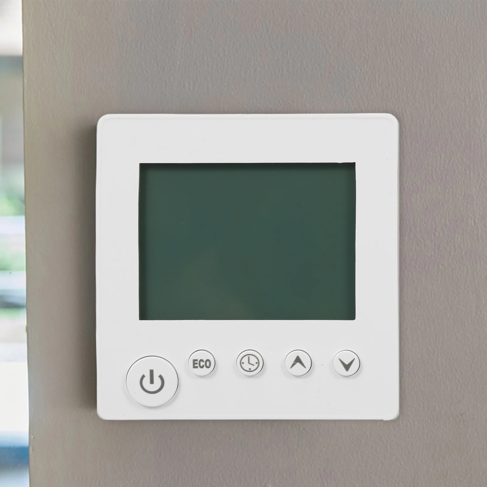 High Power Electric Floor Heating Thermostat Smart Timing LCD Screen Wall Mount Interlinking Digital Control System