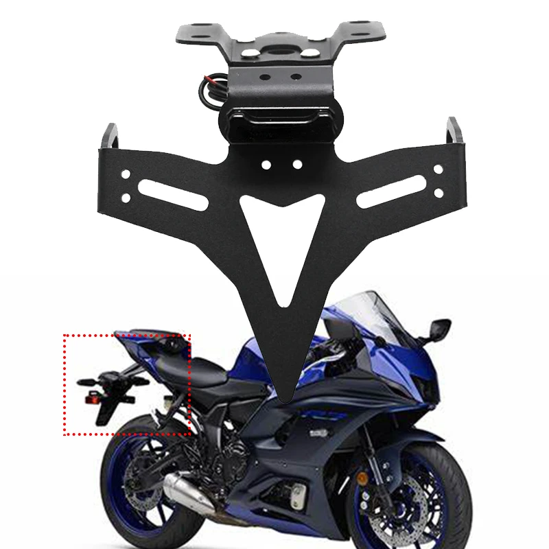 

Кронштейн для номерного знака мотоцикла с подсветкой, подходит для YAMAHA MT07 FZ07 2014-2020 2019 2018