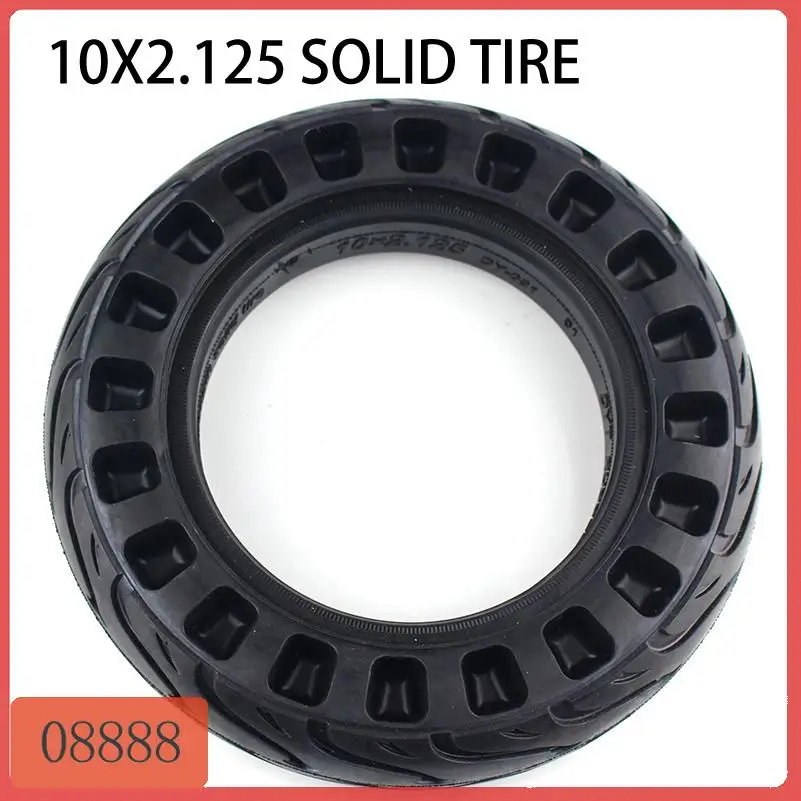 

10x2.125 Solid Tire for Electric Scooter Balance Car 10 Inch 10x2.0/2.25 Non Pneumatic Solid Tubeless Explosion Proof Tire