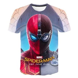 Spider-Man Stempelte Kinder-T-Shirt, Sommershorts, Freizeitkostüm, Sonic T-Shirt für Jungen, neue 12 Hauptverkäufe Sonic Children's Clothing - №6