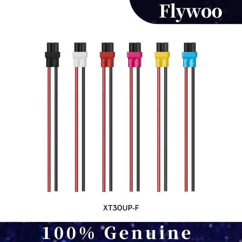 

2 шт. Flywoo XT30UP мужской и женский косичка 18/20awg, противоразрывной легкий удлинительный кабель FPV для DIY, детали для модификации дрона