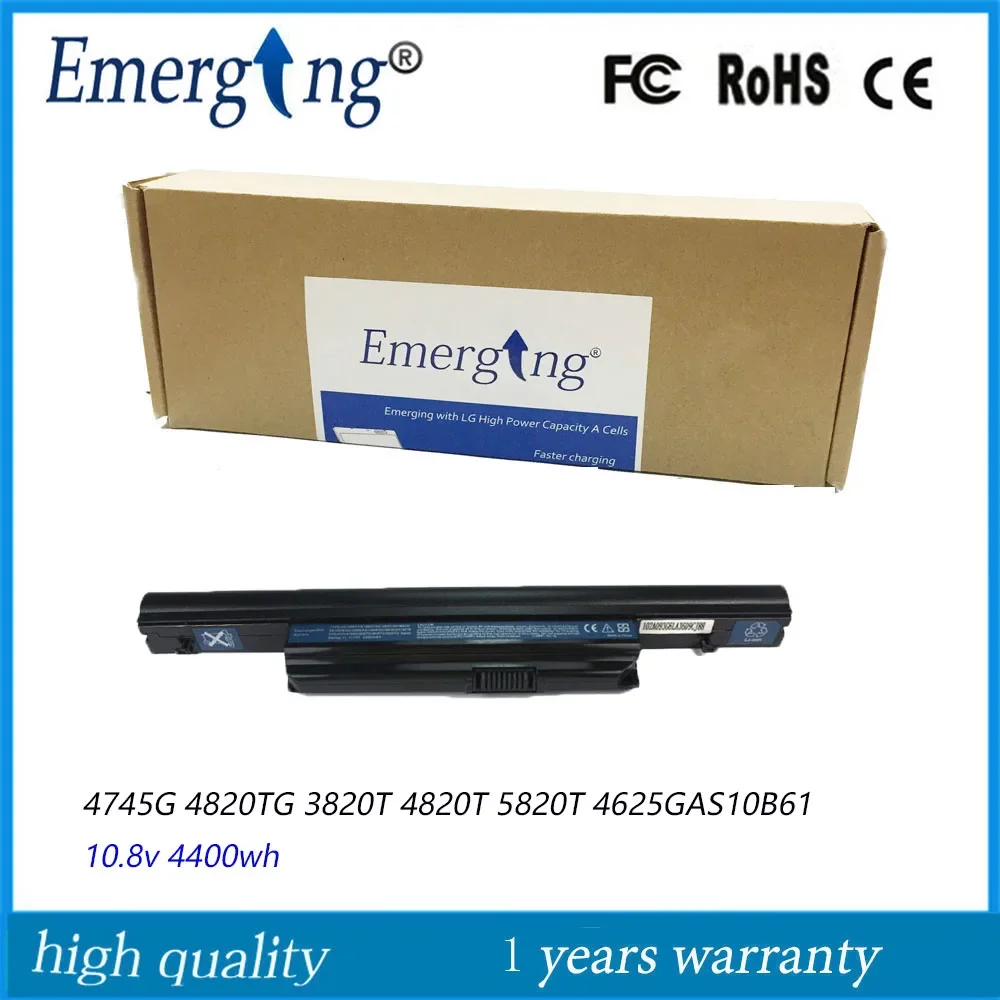 

10.8V 4400mah New Laptop Battery for Acer Aspire 3820T 3820TG 4820T 5820T AS5820 AS10B61 AS7745 AS10B6E AS10B7