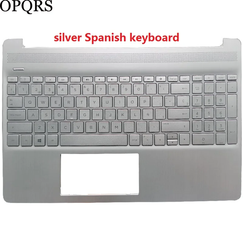 Clavier d'ordinateur portable pour HP 15-DY 15T-DY 15-EF 15S-EQ 15s-FQ TPN-Q222 russe/US/UK/espagnol/Latin repose-poignets couvercle supérieur