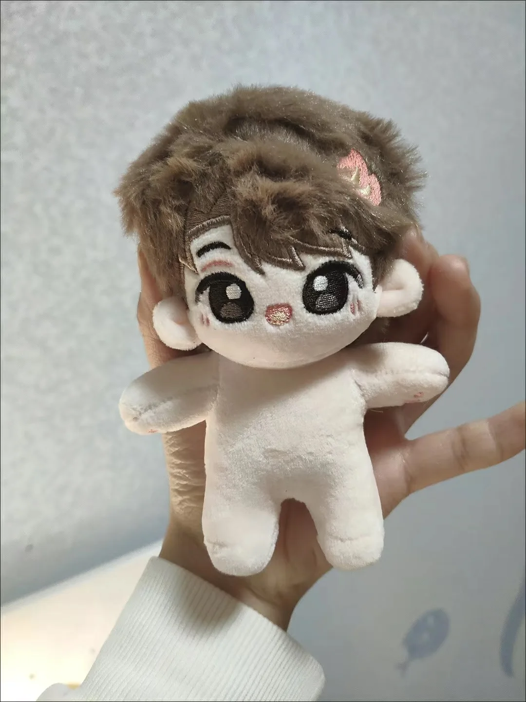 Peluche 10cm JC-T attribut Tan Jian Ci Anime Cosplay poupée en peluche mignon coton corps vêtements tenue habiller jouet peluche cadeau