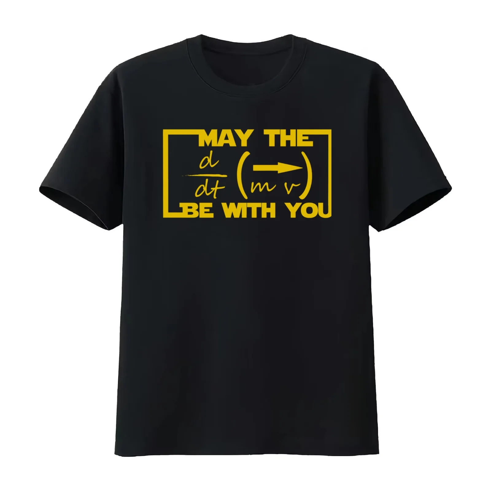 May the Equation be with you Essential T-Shirt Summer Casual Cotton Tee Oversized Streetwear Tops Vintage Graphic Print