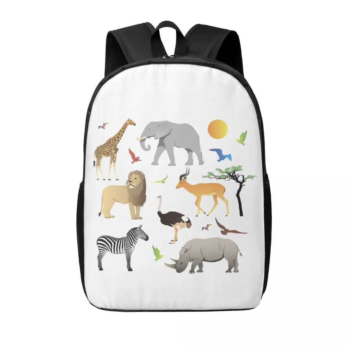 

Safari Savanna, женские рюкзаки с различными животными, сумка для книг для мальчиков и девочек, повседневные детские школьные сумки, портативный рюкзак, сумка на плечо