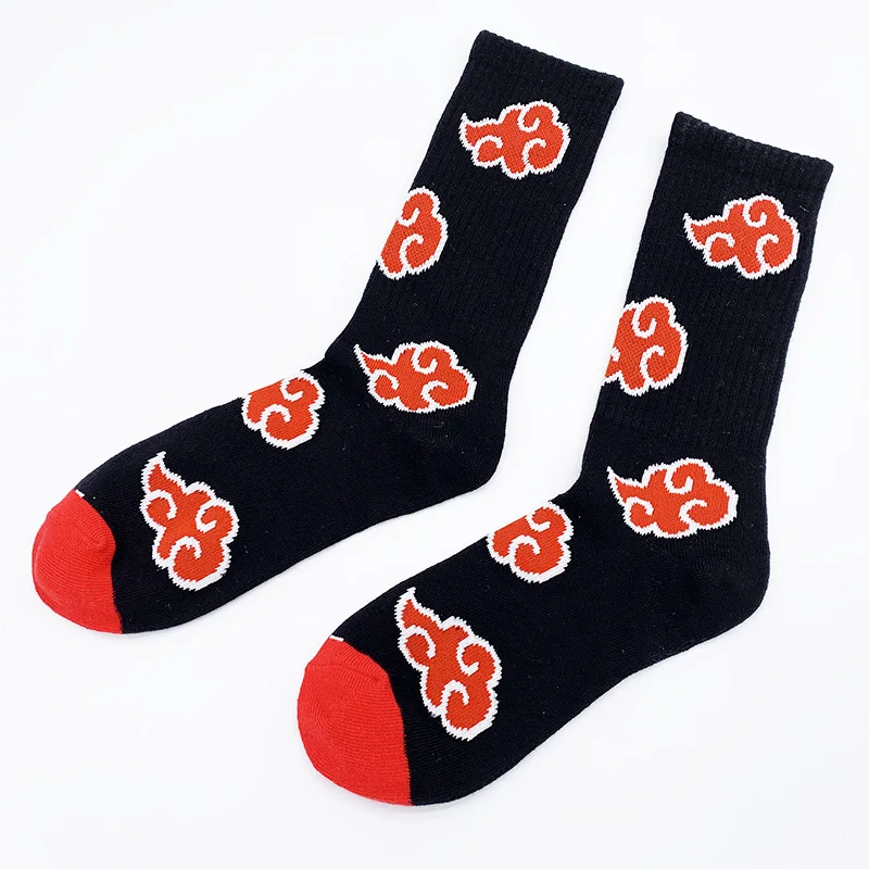 Anime NARUTO Akatsuki Uchiha Itachi Cosplay COSTUME Short Socks Adult Unisex Clothing Accessories Props Xmas Gift