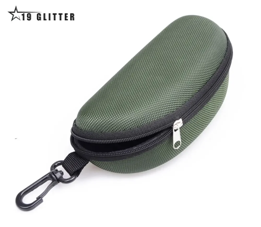 11 Màu Kính Mát Mắt Mang Theo Túi Cứng Hộp Dây Kéo Du Lịch Túi Ốp Lưng Mới