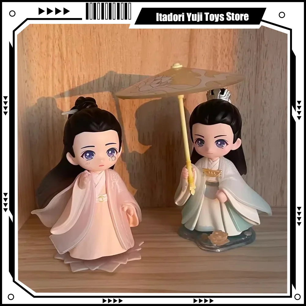 Yu Gu Yao Action Figure Shi Ying Zhu Yan Cute Toys Model Doll Q Version Pvc Figurine Anime Toy Tabletop Collection Birthday Gift