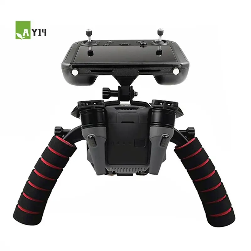 

AY14 -For MAVIC 3 Cine Drone Dual Handle Handheld Gimbal Stabilizer Shooting Stand Tripod Modified Bracket Accessories