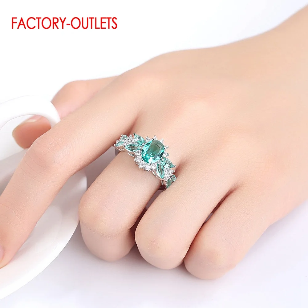 High Quality Sparkling CZ Finger Rings Original 925 Sterling Silver Ring For Women Shiny Female Fashion Jewelry Drop Shipping