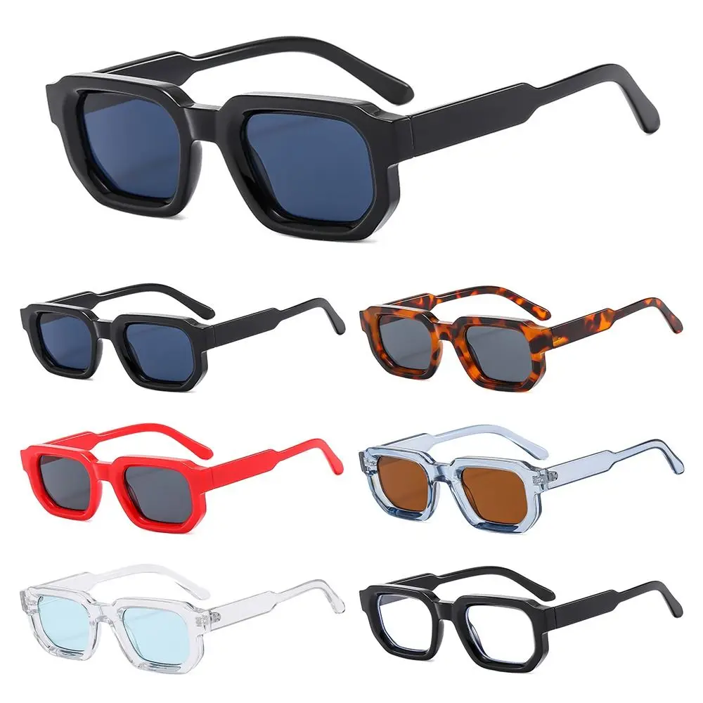 

Trendy Small Square Frame Sunglasses Punk UV400 Protection Shades Sun Glasses for Women & Men