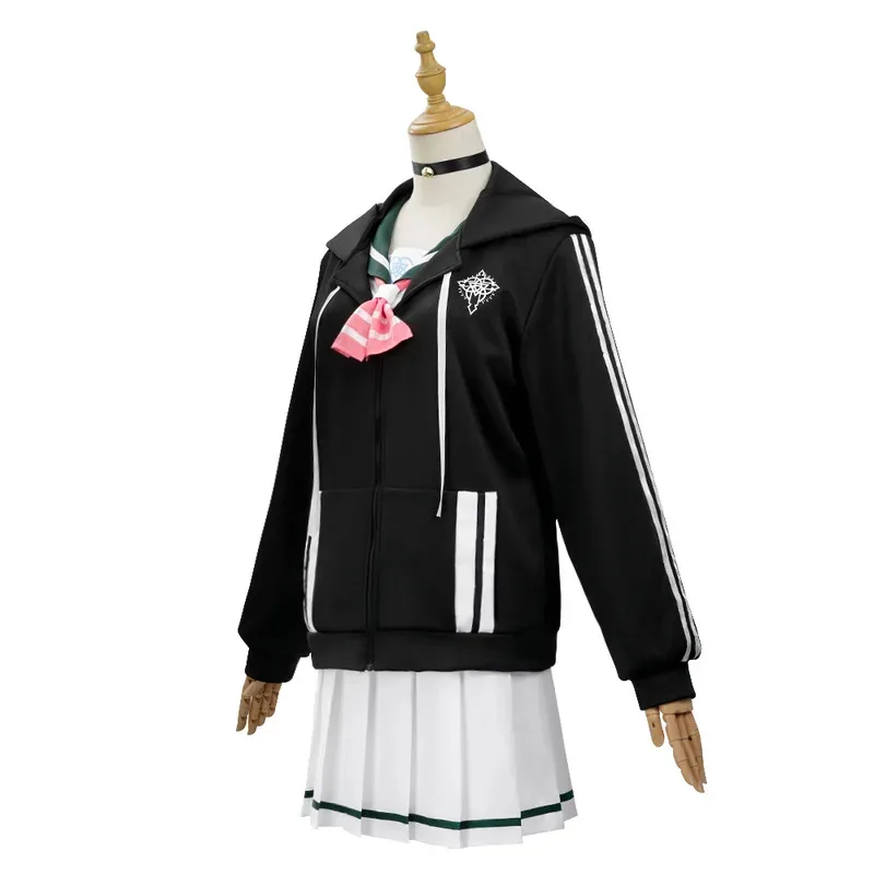 Kyoyama Kazusa Cosplay Juego Peluca de disfraz de archivo azul