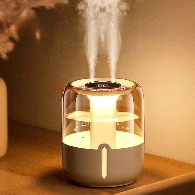 Light Luxury Air Humidifier, Large Fog Volume, Silent Office Desktop Hydration