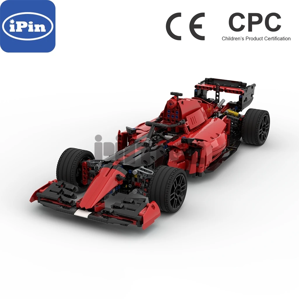 

Moc-61203 F1 rally car static version 1320pcs electronic description splicing building block technology assembly