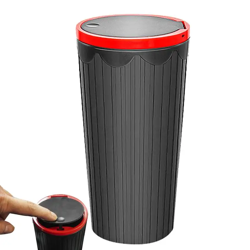 Waterproof Car Trash Can Solid Car Water Cup Holder Bin Compact Auto Trash Can For Effectively Prevent Liquids From Spilling