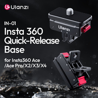 Ulanzi Magnetic Quick Release Mount for Insta360 X4 X3 ONE X2 ONE R ONE X ONE RS Ace Pro Camera Photography Accessories