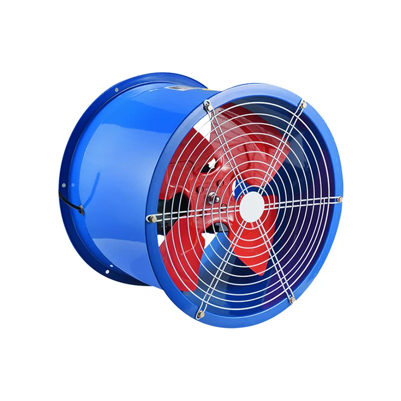

Low noise pipeline axial flow fan