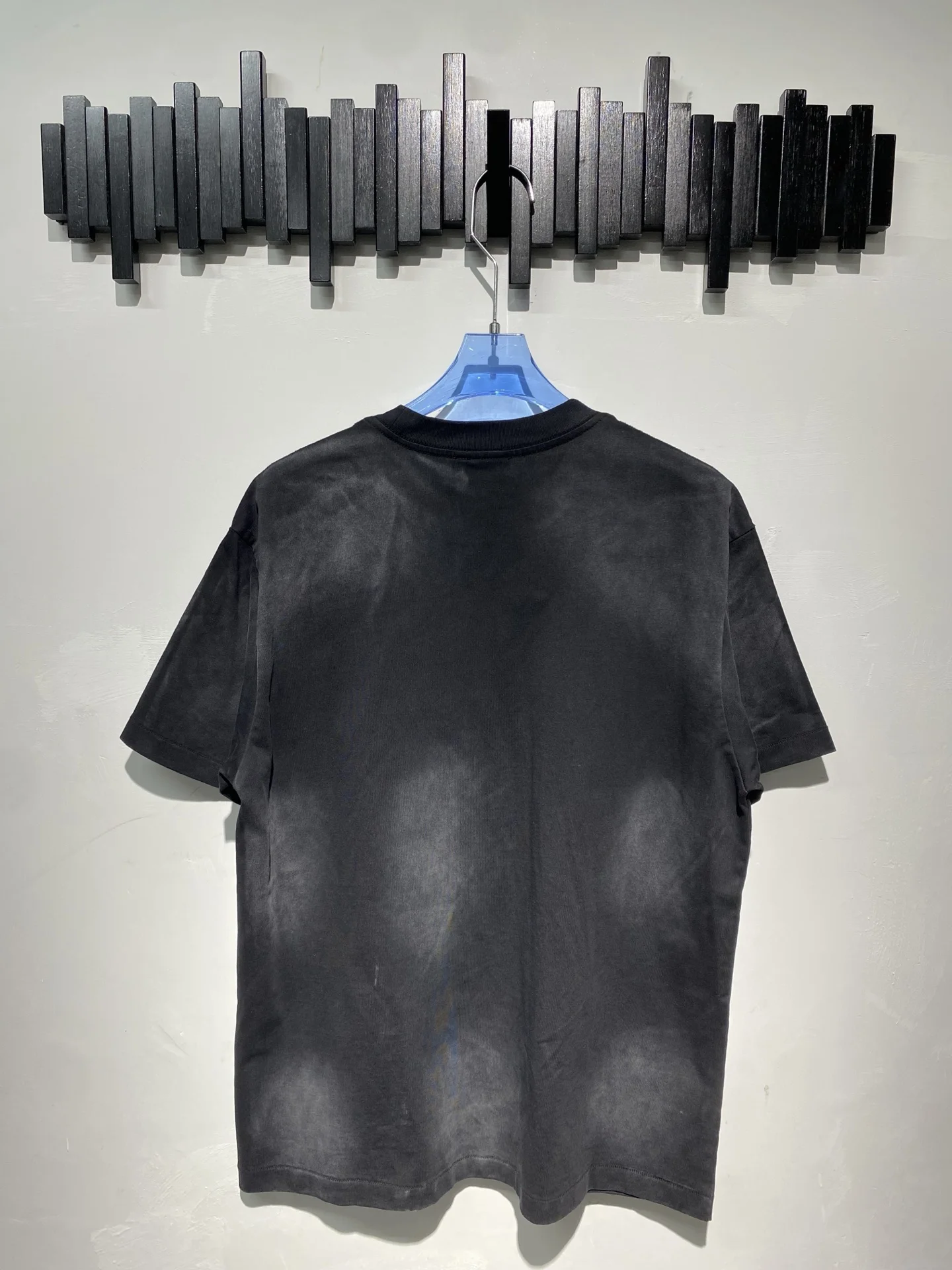 Vintage Saint Tie-dyed Short Sleeve T Shirt For Men Women Heavy Fabric Tee Tops T-Shirt