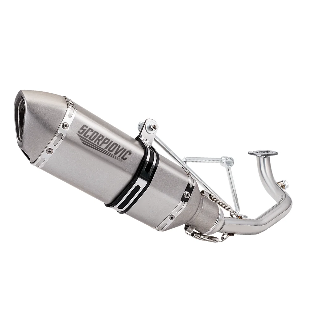 GY6 Motorbike Modified Contact Pipe GY6 125 150cc Scooter Motorcycle Exhaust Muffler Contact Pipe 152qmi 157qmj GY6 ENGINE