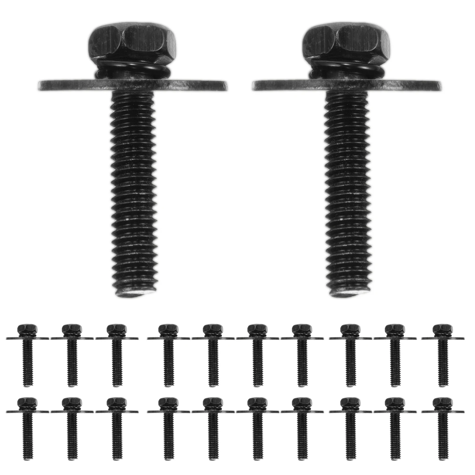 

100pcs Set Screws With Washers Replacement Metal Screw Snare Bass Drum Lugs Durable Drum Mount Nuts Hardware Kit Fasteners
